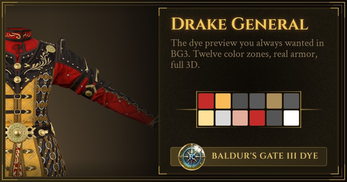 Drake General | Vanilla Dye | FaerunColors